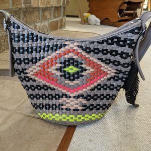 Coach dreamweaver woven bucket bag